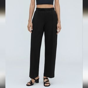 EVERLANE WIDE LEG DREAM PANT IN BLACK SIZE XS NWT